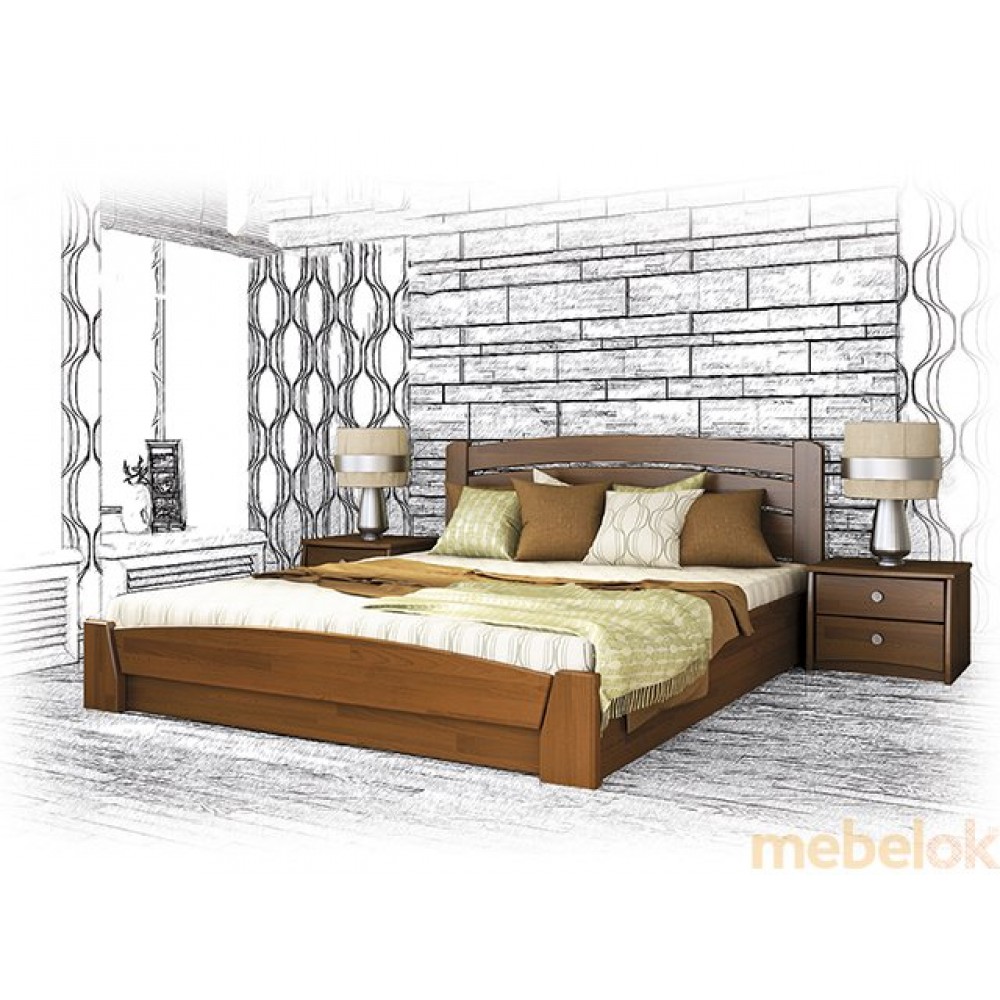 Деревянная кровать Селена Аури