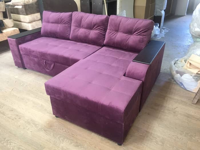 Комплект углового дивана и кресла